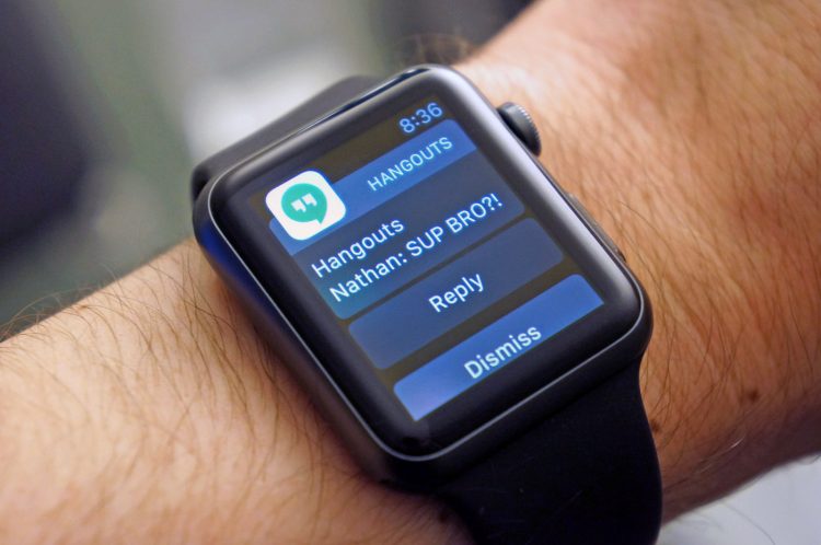 Google Hangouts_Apple Watch