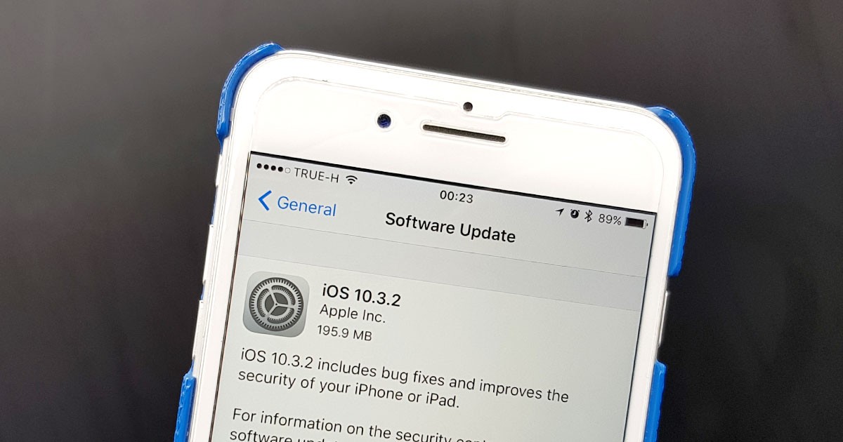 Apple ปล่อยอัพเดท iOS 10.3.2 ผ่าน OTA