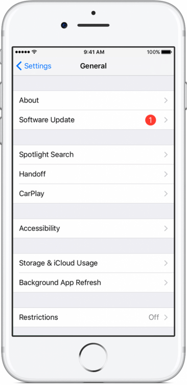 iOS 10.3.2 OTA Update