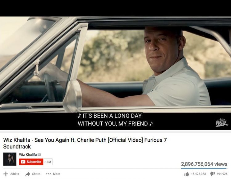 Wiz Khalifa - See You Again ft. Charlie Puth [Official Video] Furious 7 Soundtrack