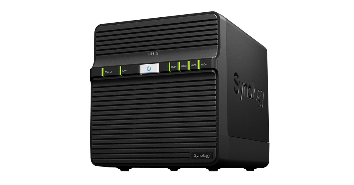 Synology DS418j DiskStation Network Attached Storage (NAS)