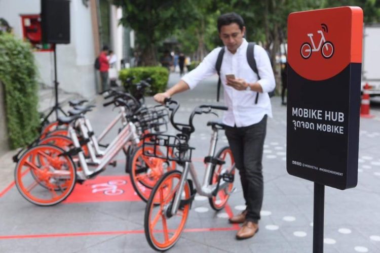 Mobike เช่าจักรยาน ค่าบริการ