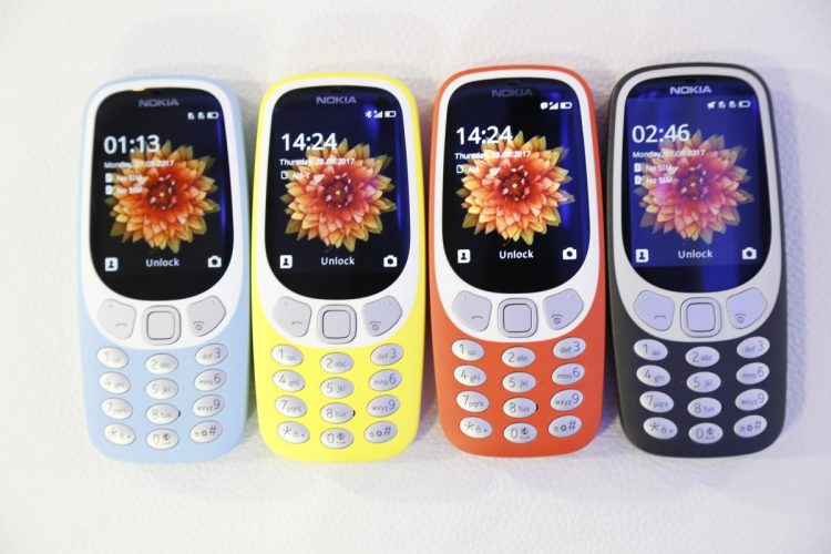 ล้ำหน้าโชว์ Nokia-3310-3G-color-750x500 Nokia 3310 3G ราคา 1790 บาท เตรียมขายในไทย ต.ค. นี้  