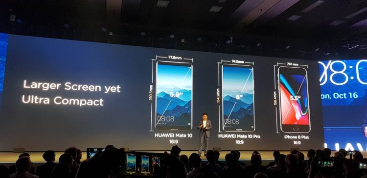 Huawei Mate 10 Pro design