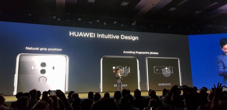 Huawei Mate 10 Pro design