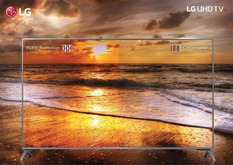 LG 4K TV RGBW ราคา