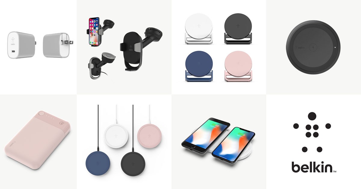 Belkin เปิดตัว แท่นชาร์จไร้สาย, แบตเตอรี่สำรอง และหัวชาร์จบ้าน รุ่นใหม่ที่งาน CES2018