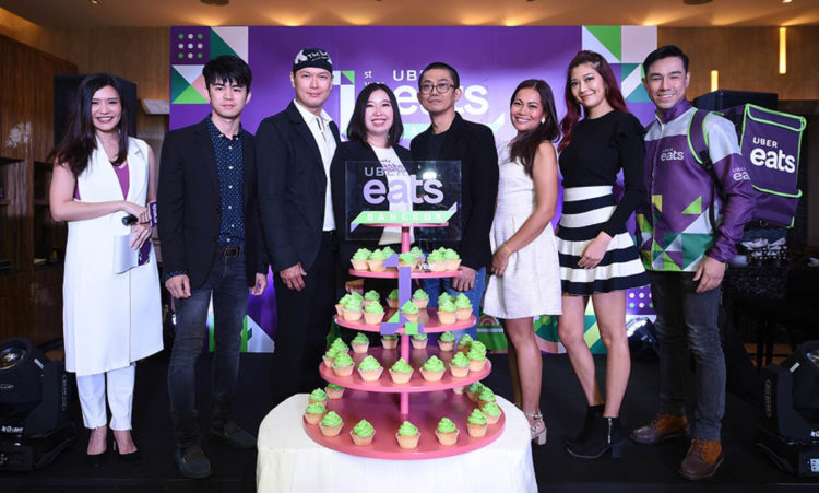 สั่งอาหาร uber Eats 1st Anniversary Thailand