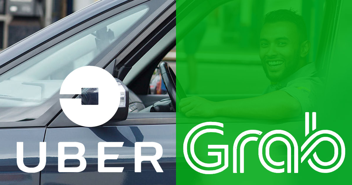 Uber Grab Taxi Asian