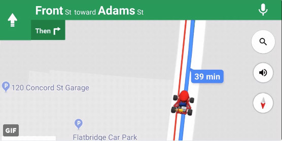 Mario Day เปลี่ยน Google Maps เป็นเกม Mario Kart