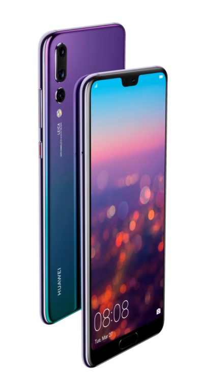 HUAWEI P20 Pro Twilight Front and Back