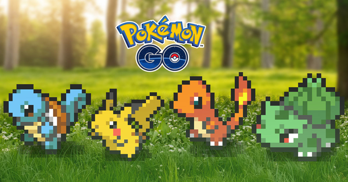 Pokemon GO 8-Bit April's fool day