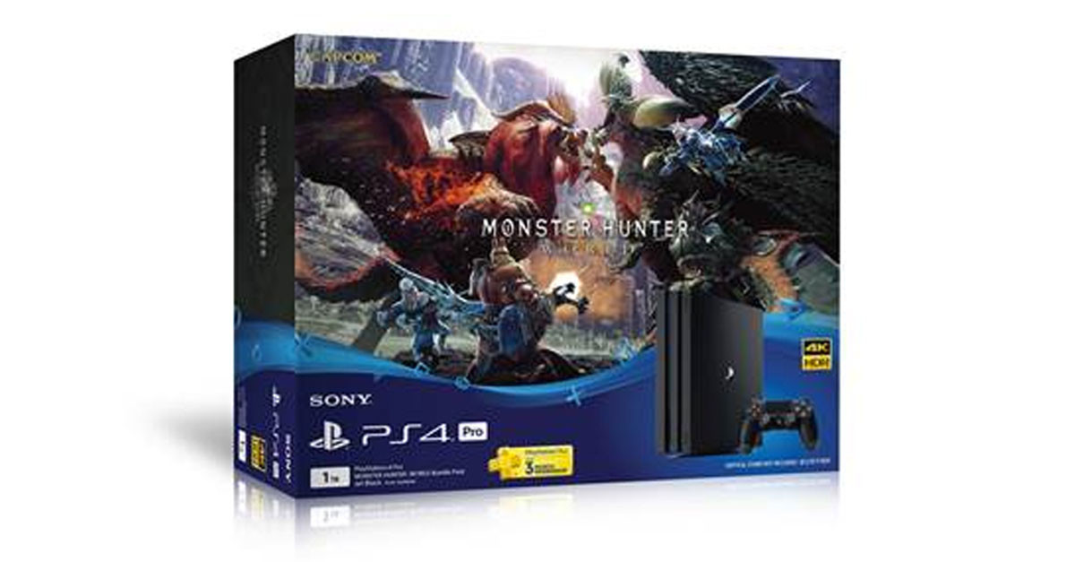 PlayStation 4 Pro MONSTER HUNTER WORLD