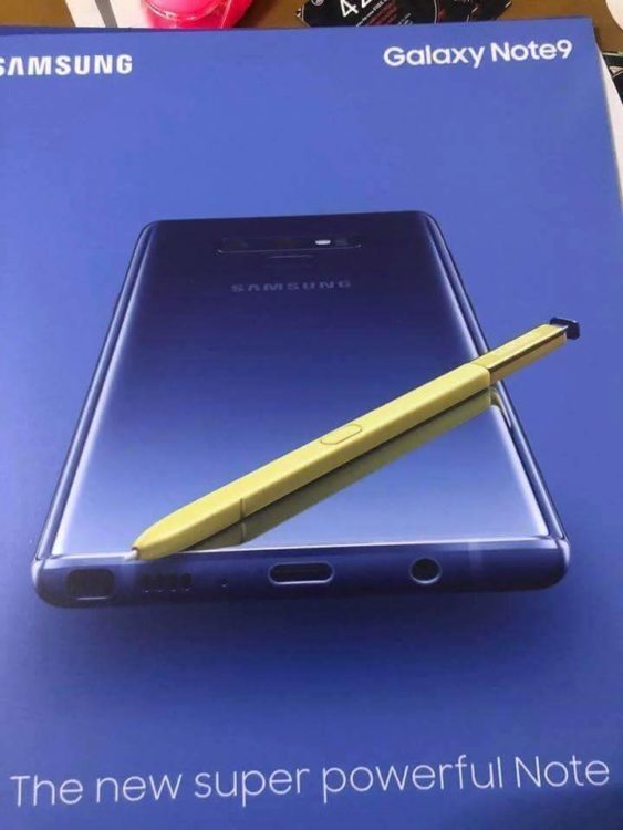 Samsung Galaxy Note9 S Pen Leak