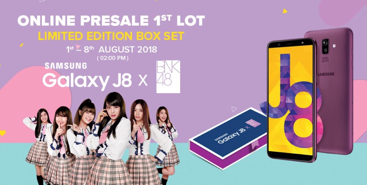 Samsung Galaxy J8 BNK48 Limited Edition Box Set