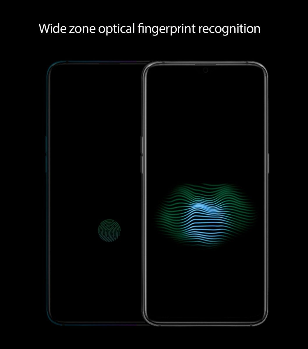 wide zone fingerprint scan
