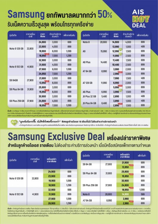 AIS โปรโมชั่น HotDeal ที่ Thailand Mobile Expo 2010 สมาร์ทโฟนลดกว่า 50%