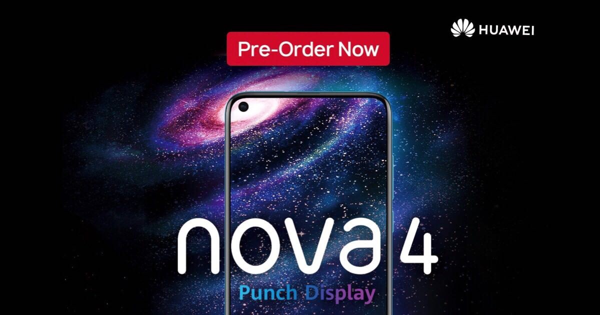 จอง HUAWEI nova 4 11-17 ก.พ. รับฟรี! หูฟัง FreeBuds Wireless Earphone