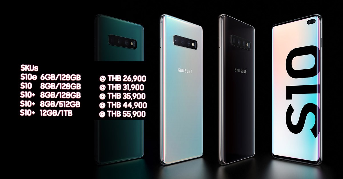 Samsung Galaxy S10 ราคา โปรโมชั่น Pre-order