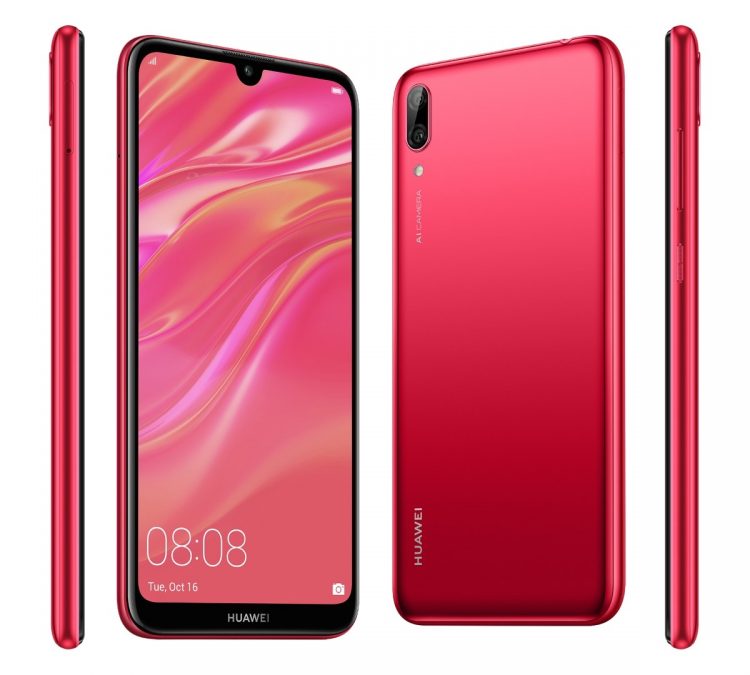 HUAWEI Y7 Pro 2019 สีใหม่ Coral Red