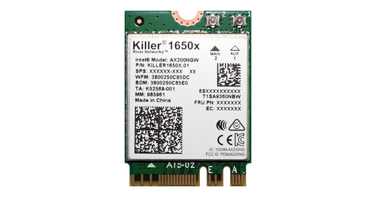 Wi fi killer. Killer™ Wi-Fi 6 ax1650. Intel® Killer™ Wi-Fi 6 ax1650 (x/w). Чип WIFI 6. Ax200 Intel Killer ax1650.