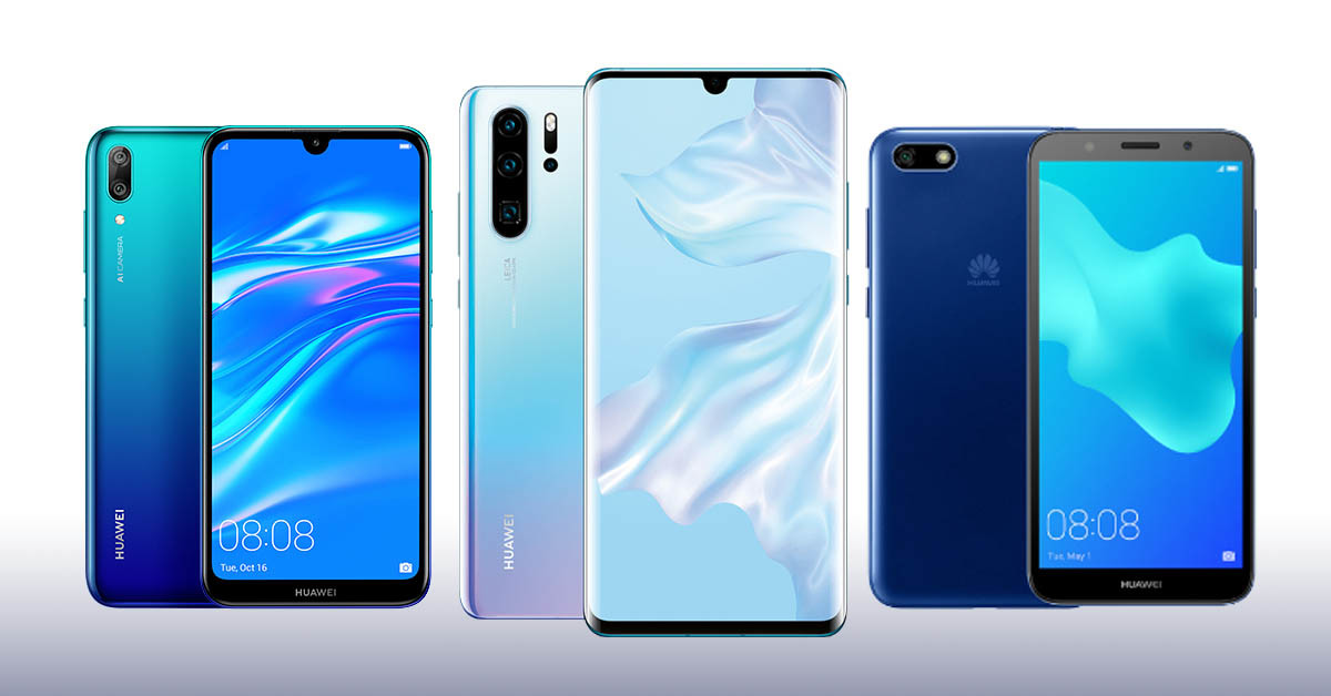 Huawei Y7 Pro 2019, Y5 lite และ P30 Pro