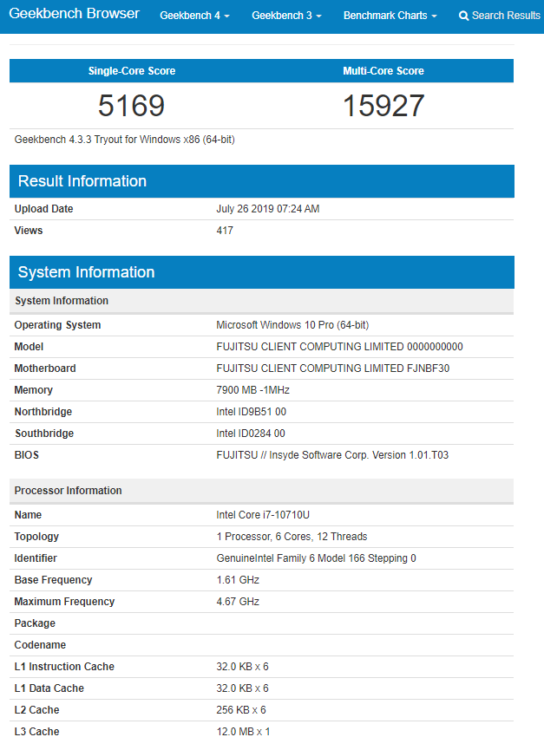 Intel Core i7-10710U