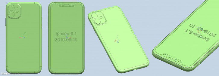 new render CAD iPhone 2019 Family