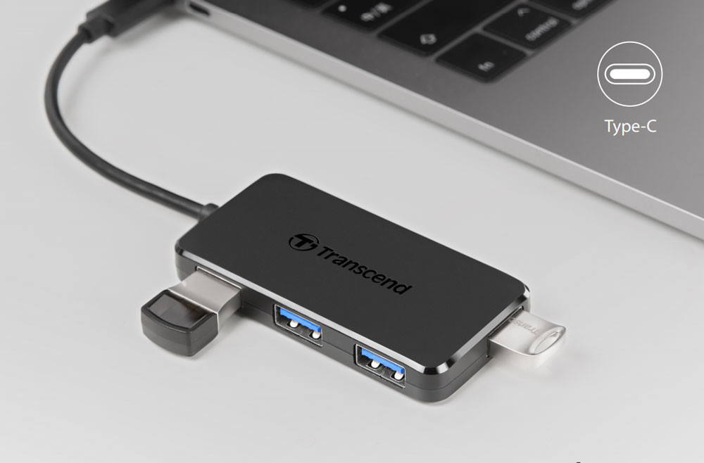 Transcend HUB2C USB Type-C 4-Port Hub