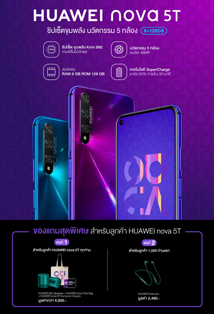 HUAWEI nova 5T ราคา