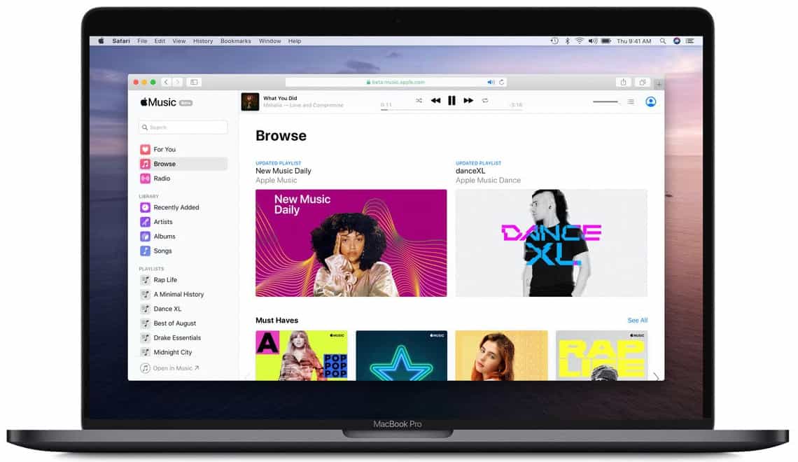 Apple Music Web Public Beta