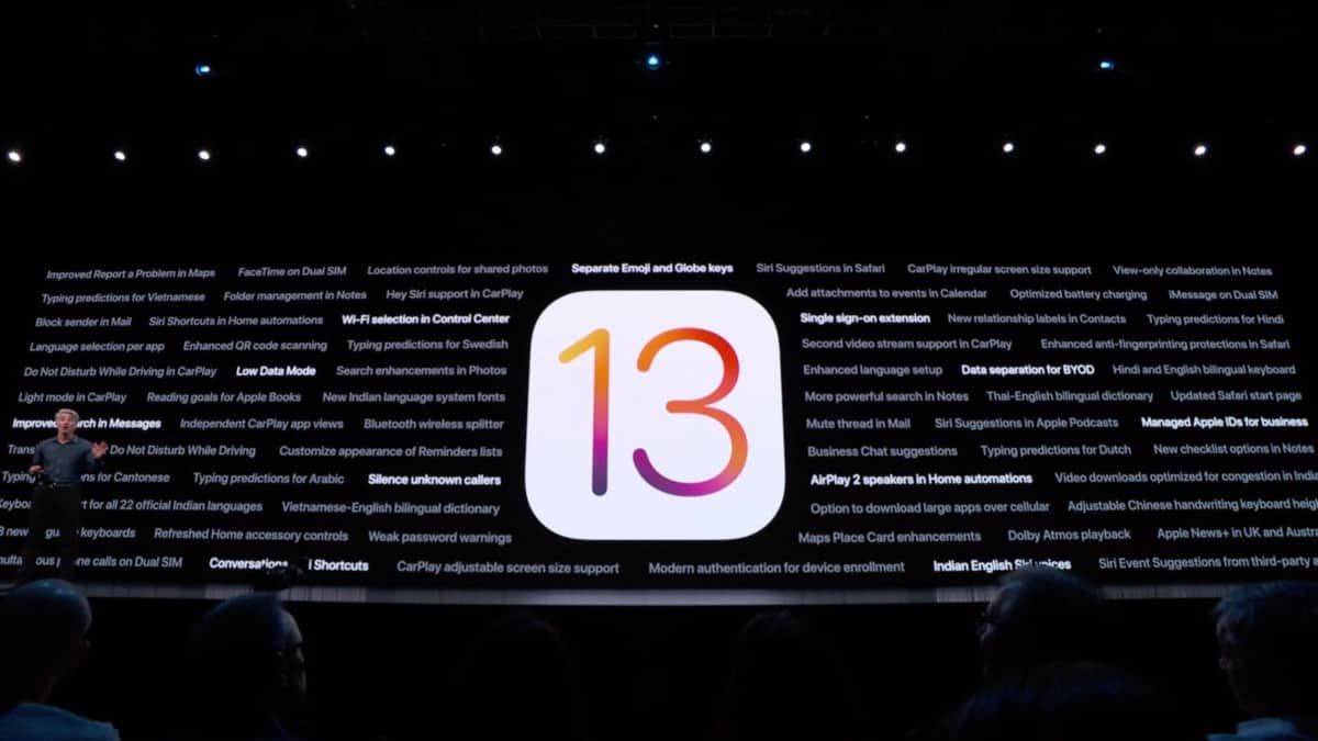 Apple iOS 13