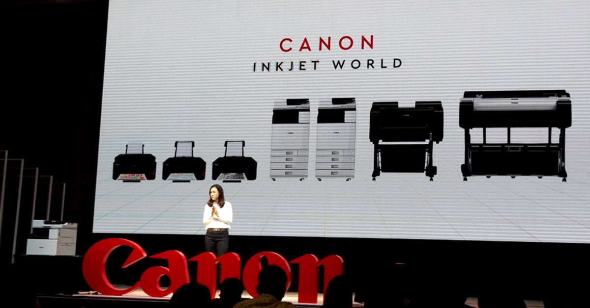 Canon Inkjet G ซีรีส์ และ WG ซีรีส์