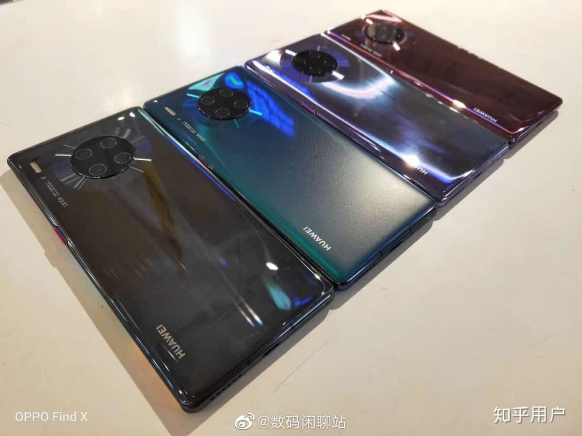 leaked Huawei Mate 30 Series