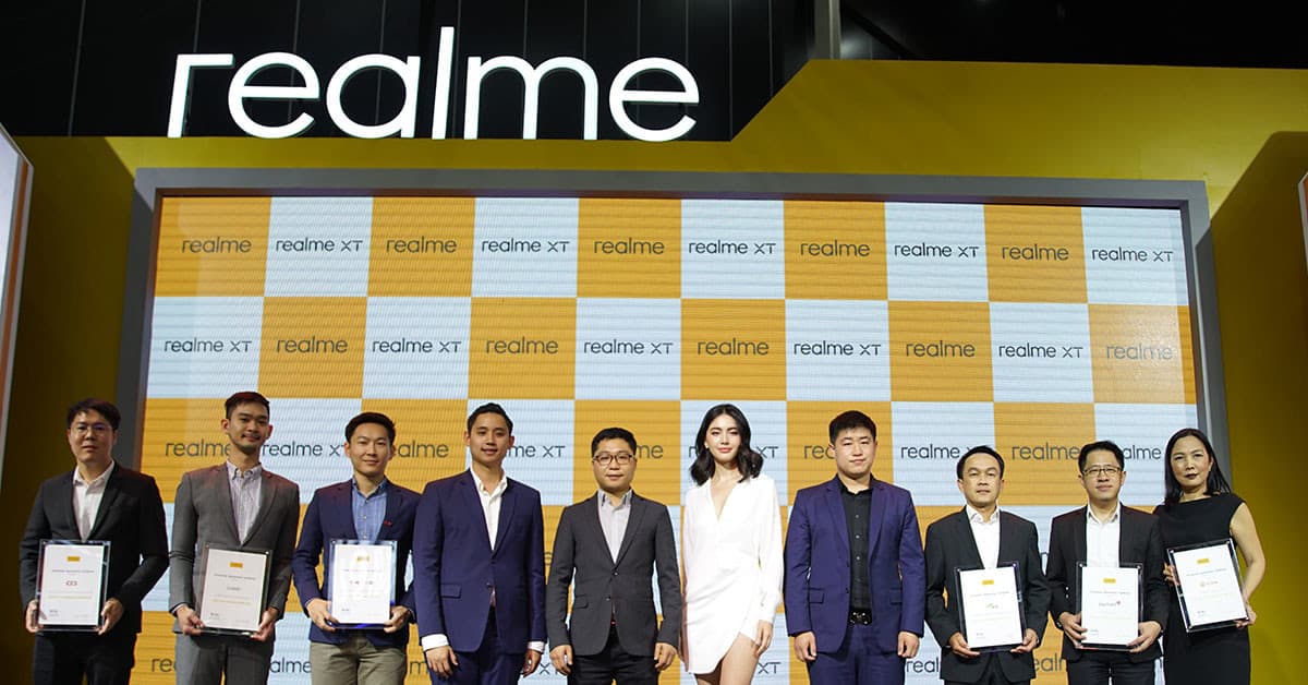 realme มอบรางวัล Best partner award ในงาน Thailand Mobile Expo 2019