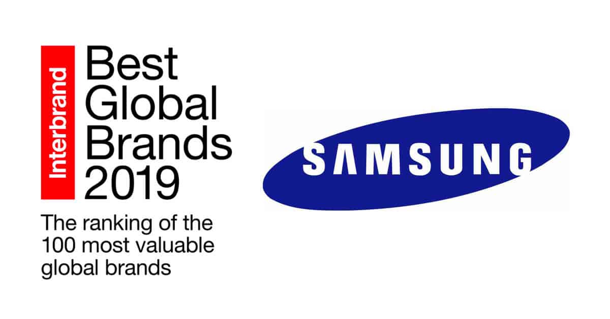 Samsung Electronics 6th Interbrand