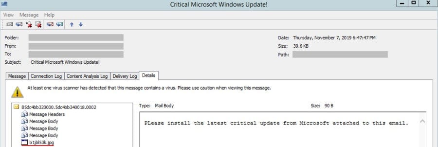 Windows 10 Fake Update Ransonware