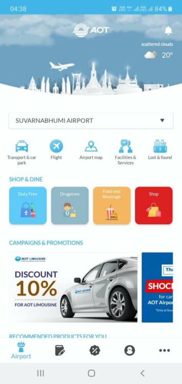 AOT AIRPORTS Application 