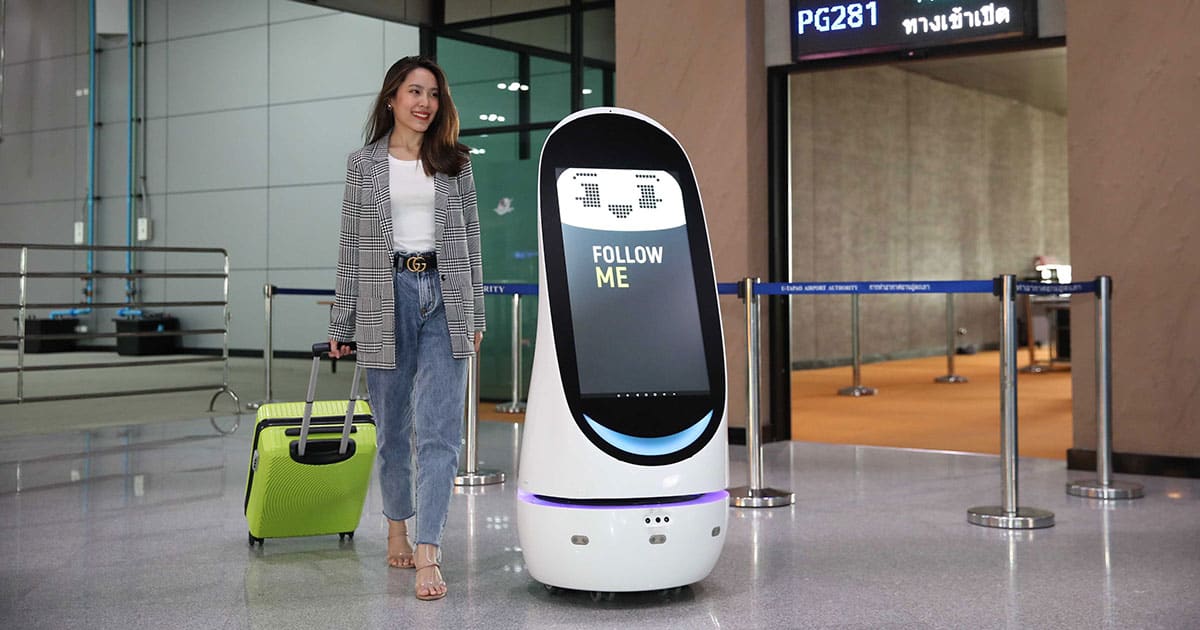 AIS ทดลองใช้ 5G และ หุ่นยนต์ AI เดินหน้า Smart Airport Terminal ที่ อู่ตะเภา