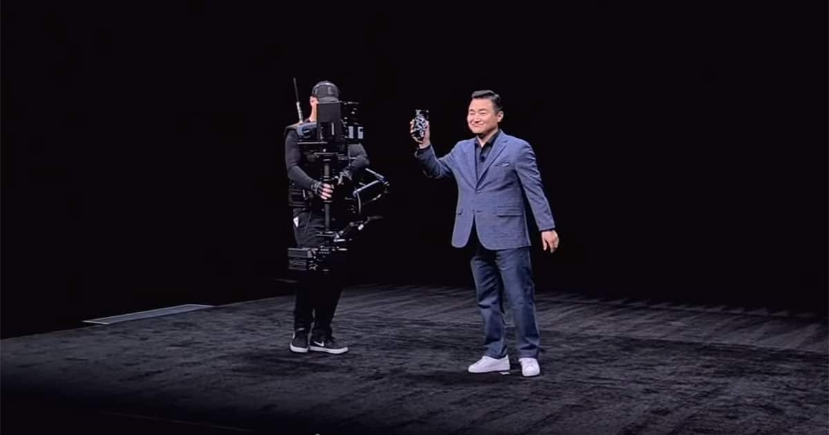 ซัมซุงใช้ Galaxy S20 Ultra แทนกล้องวิดีโอถ่ายทอดสดงาน Unpacked 2020