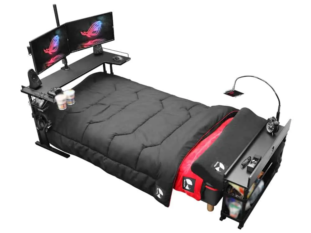 Bauhutte Gaming Bed เตียงในฝันของเกมเมอร์ เล่นเกมยาวๆ ไม่ต้องลุกไปไหน