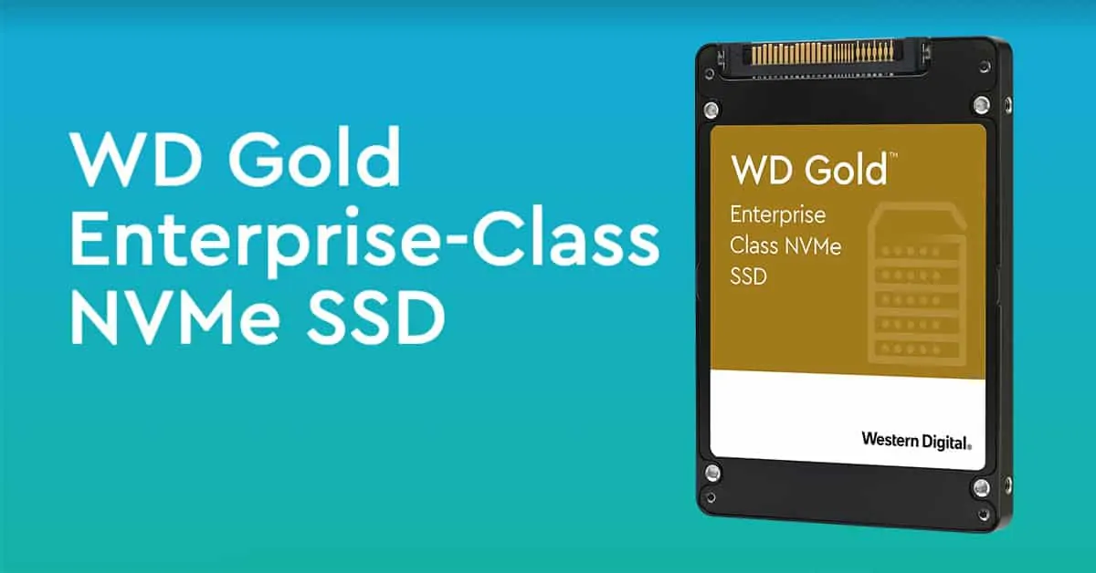 WD Gold NVMe SSD
