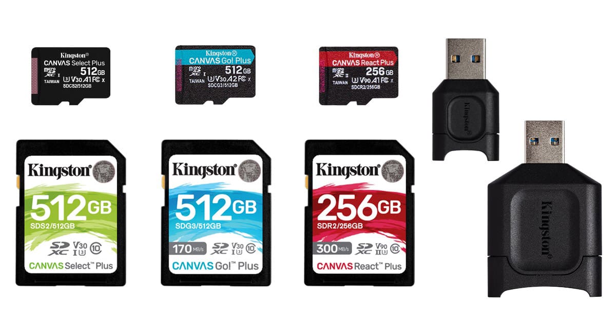Kingston Canvas Plus SD microSD card