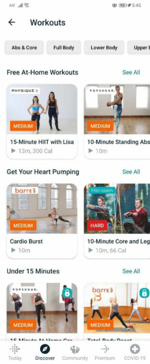 Fitbit application COVID-19 Social Distancing