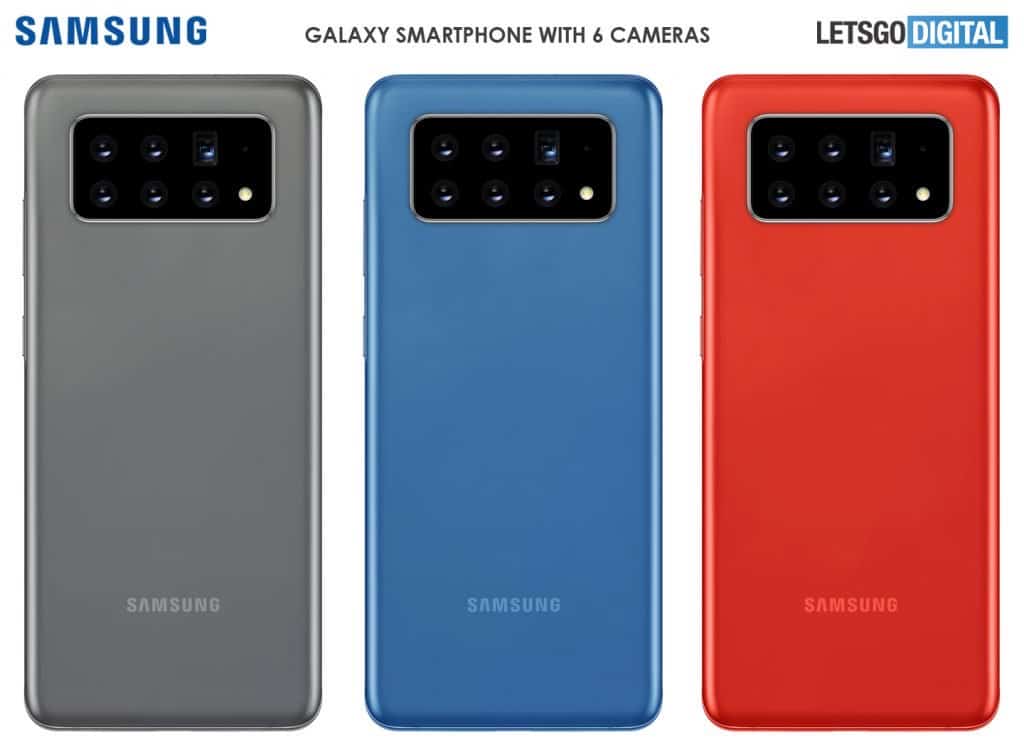 Samsung 6 cameras patent