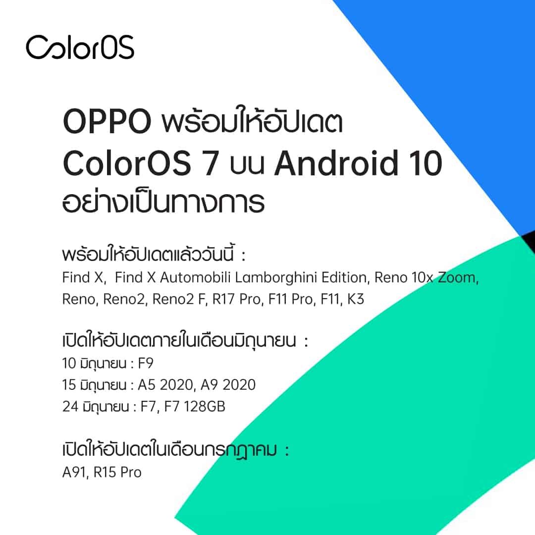 OPPO ColorOS 7 Android 10