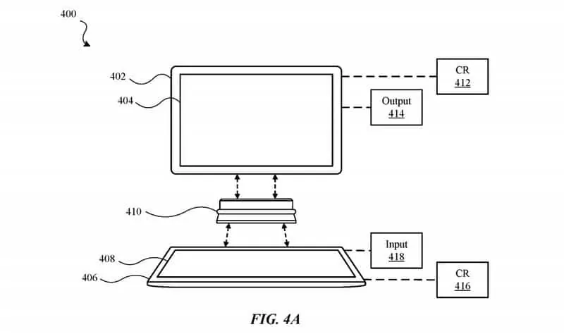 Apple Patent Modular multiple display electronic devices