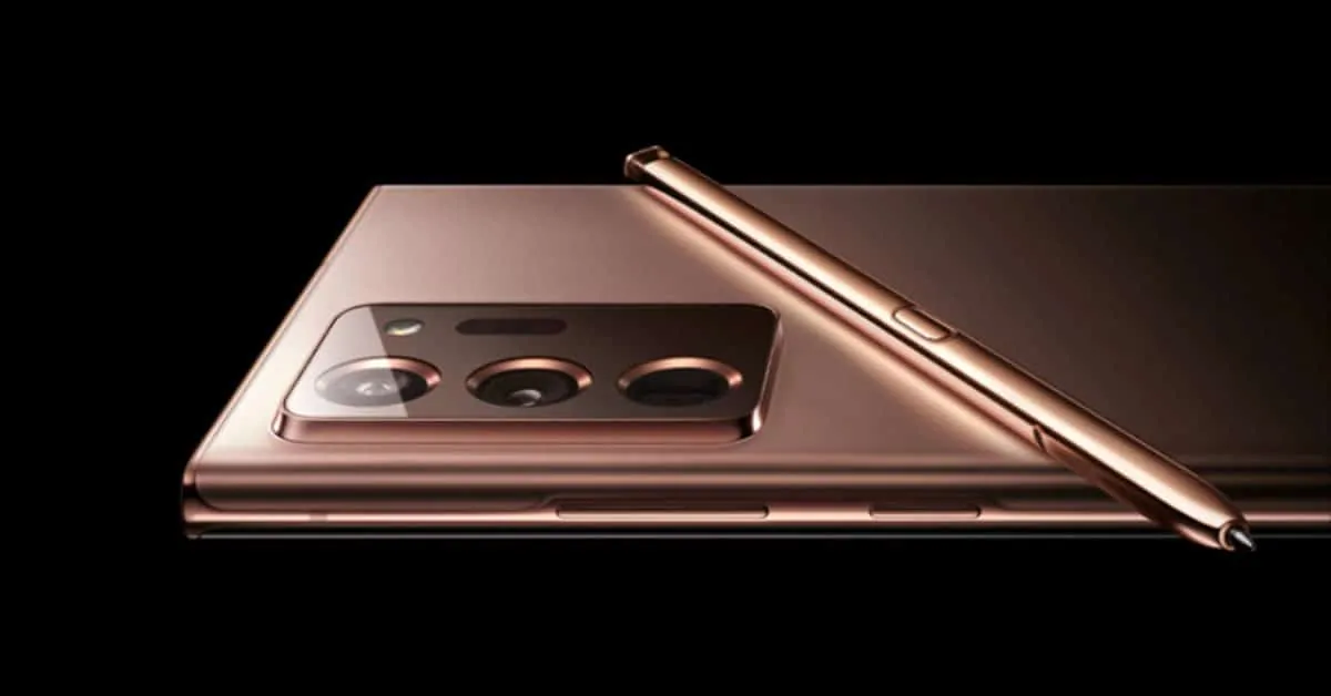 Samsung Galaxy Note 20 Ultra สีทองแดง Mystic Bronze
