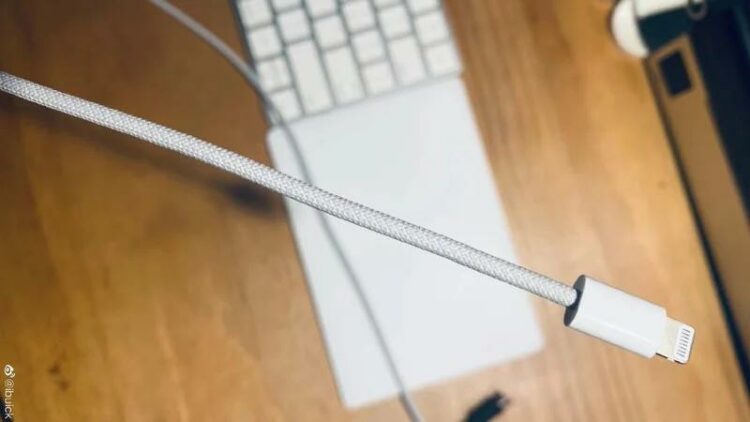 apple iphone12 leak lightning braided-cable