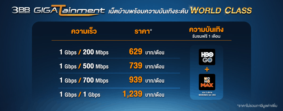 3BB HBO ฟรี